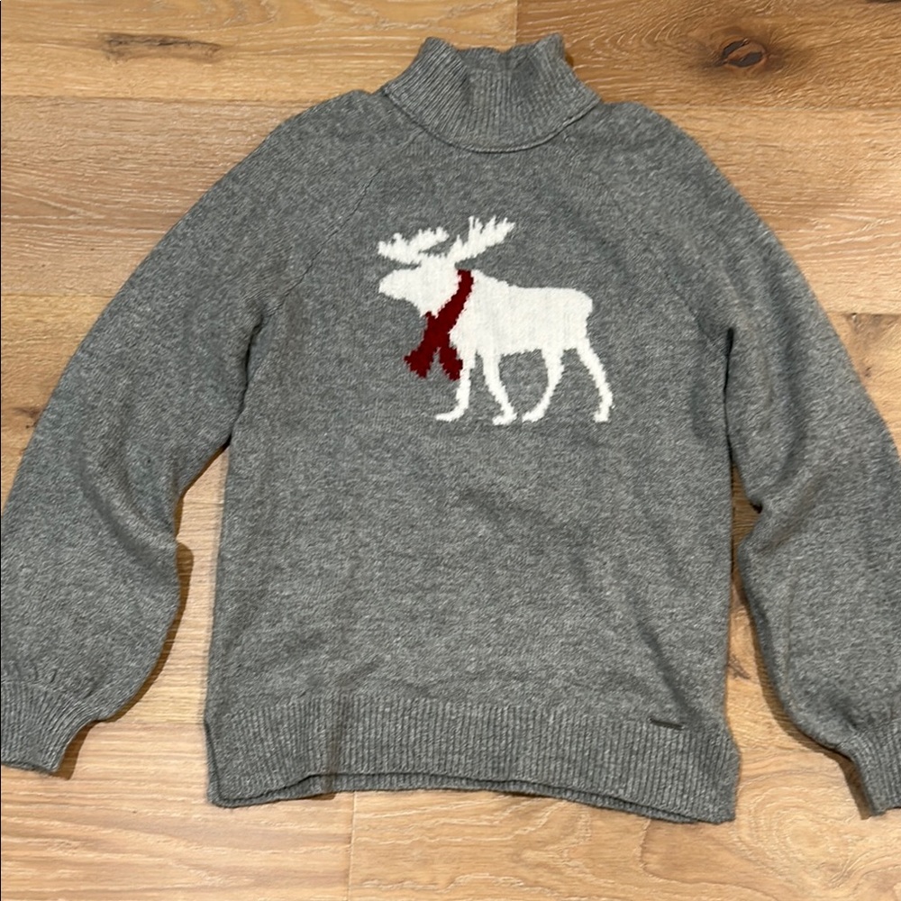 Heather Gray Turtleneck Sweater